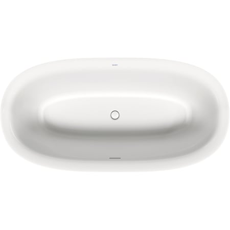 Duravit White Tulip Bathtub, 70 7/8 X35 3/8  White, Freestanding, Seamless Acrylic Panel, Sanitary Acrylic 700469000000090